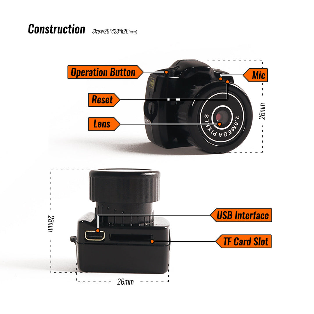 Digitale compacte mini videocamera