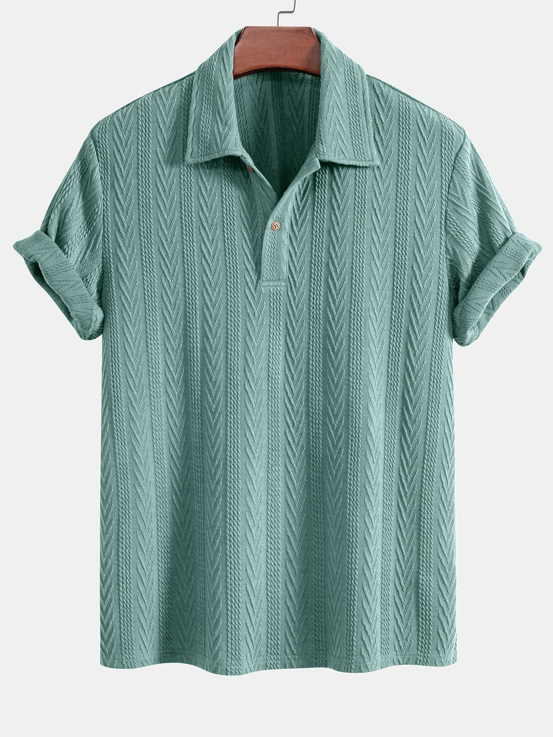 Gebreide Geometrische Jacquard Polo - Ben