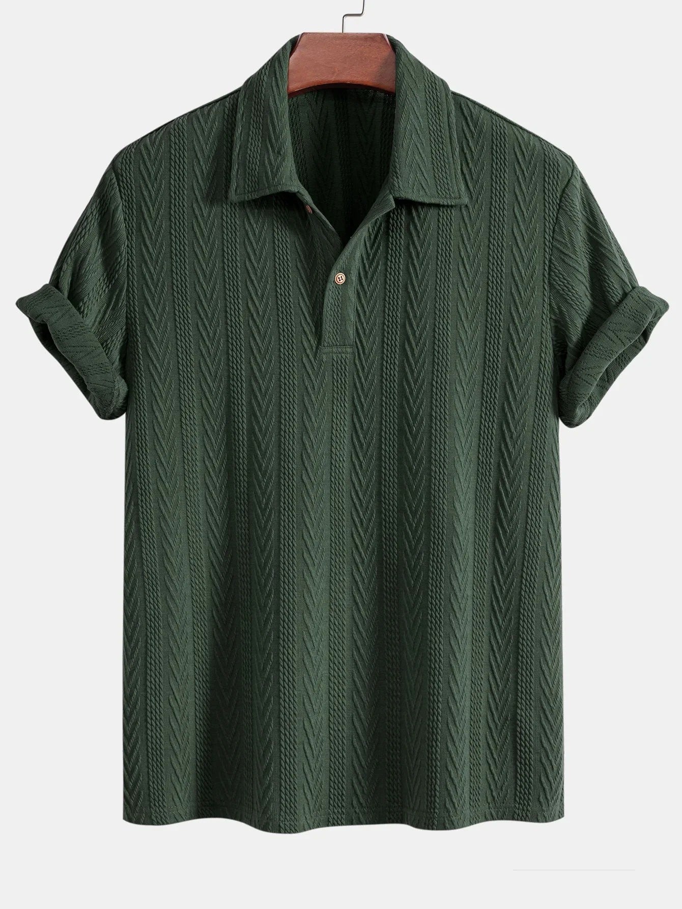 Gebreide Geometrische Jacquard Polo - Ben