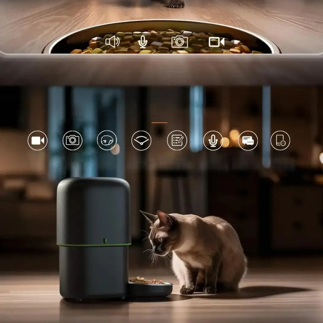 PapaPet – Slimme automatische kattenvoerbak met camera