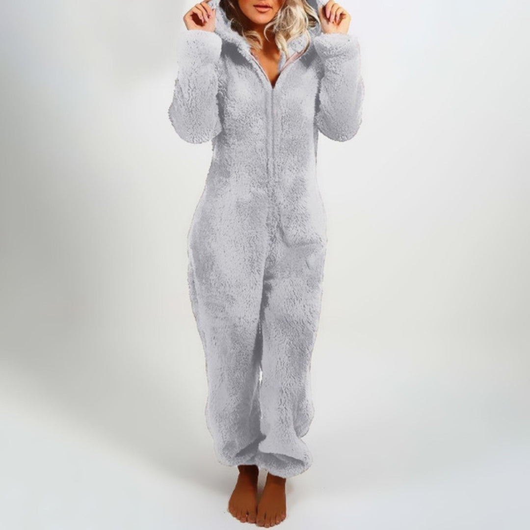 Pluche cosy onesie voor dames - Marleigh