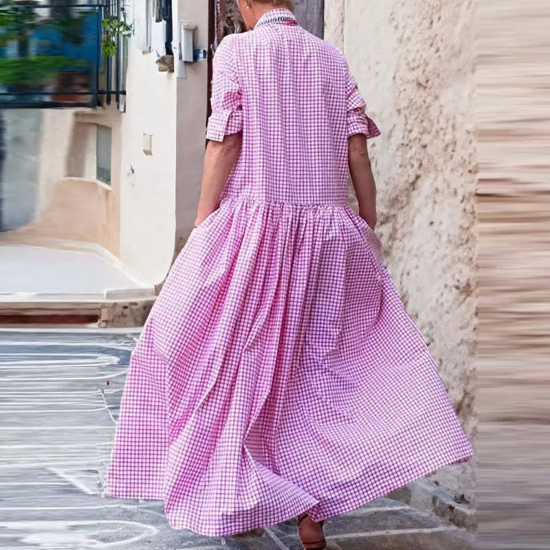 Vrouwen Jurk Met Lange Mouwen - Runa