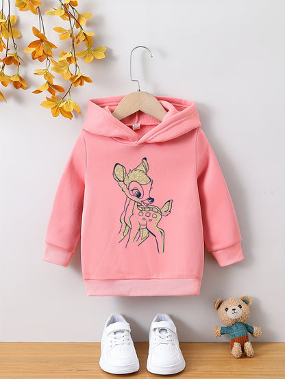 Peuter meisjes hoodie cartoon dierenprint - Ana