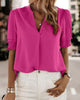 Elegante blouse met V-hals - Mia