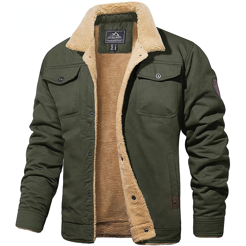 Vintage bomber pilot style mannen - Rico