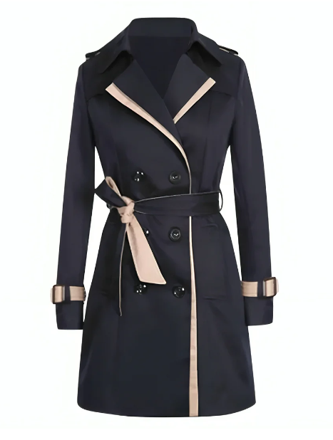 Lange trenchcoat met ceintuur voor dames - Willow