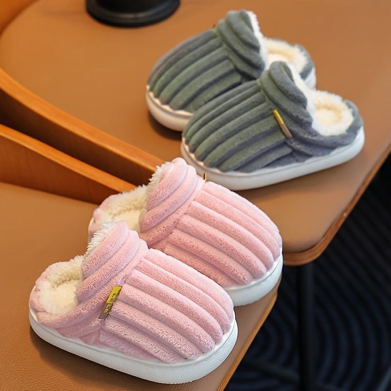 Zachte pluche knusse huisslippers voor jongens en meisjes - Justine