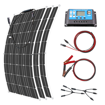 Mobiel zonnepandeel - 100-300W complete PV set