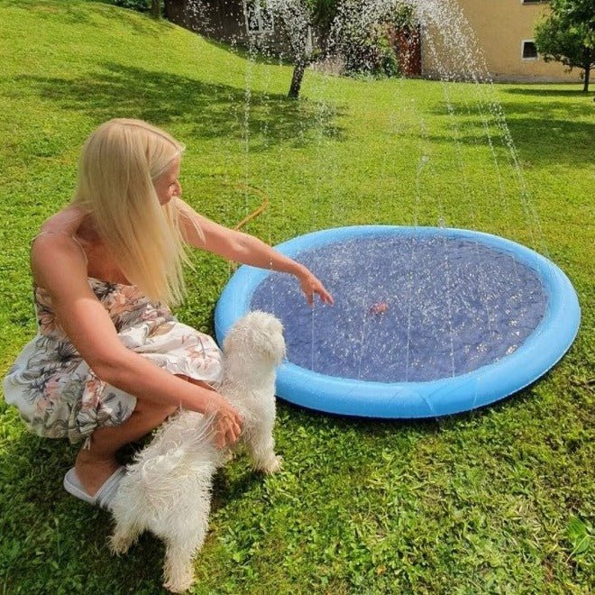 FunPETS - Water speelmat voor honden opvouwbaar hondenzembad