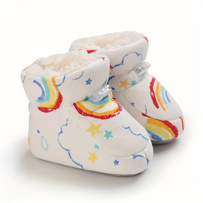 Schattige comfortabele instap fleece laarsjes voor baby jongens en meisjes - Happie