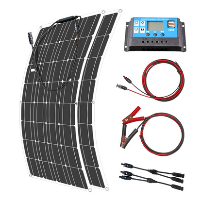 Mobiel zonnepandeel - 100-300W complete PV set