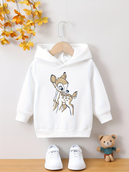 Peuter meisjes hoodie cartoon dierenprint - Ana