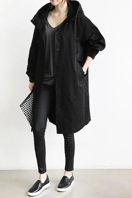 Trenchcoat waterdicht oversized halflang - Maris