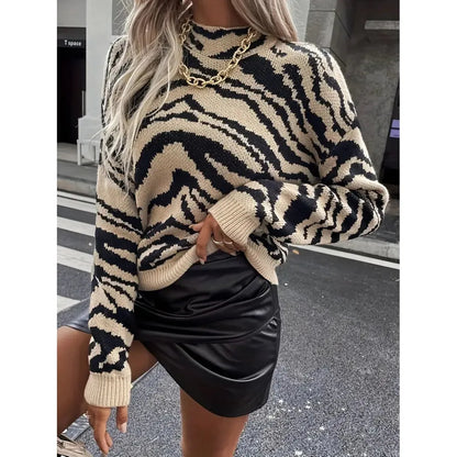 Trui met zebraprint - Bianca