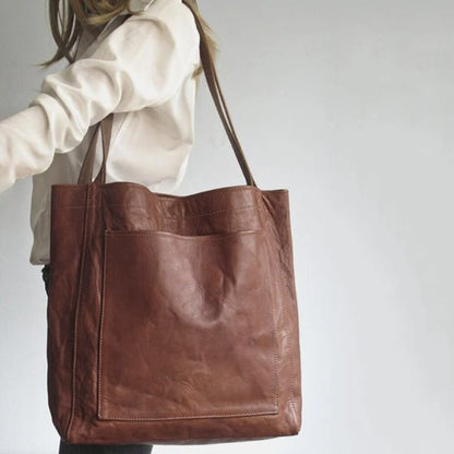 Luxe Leren Tote Schoudertas voor Dames - Celina