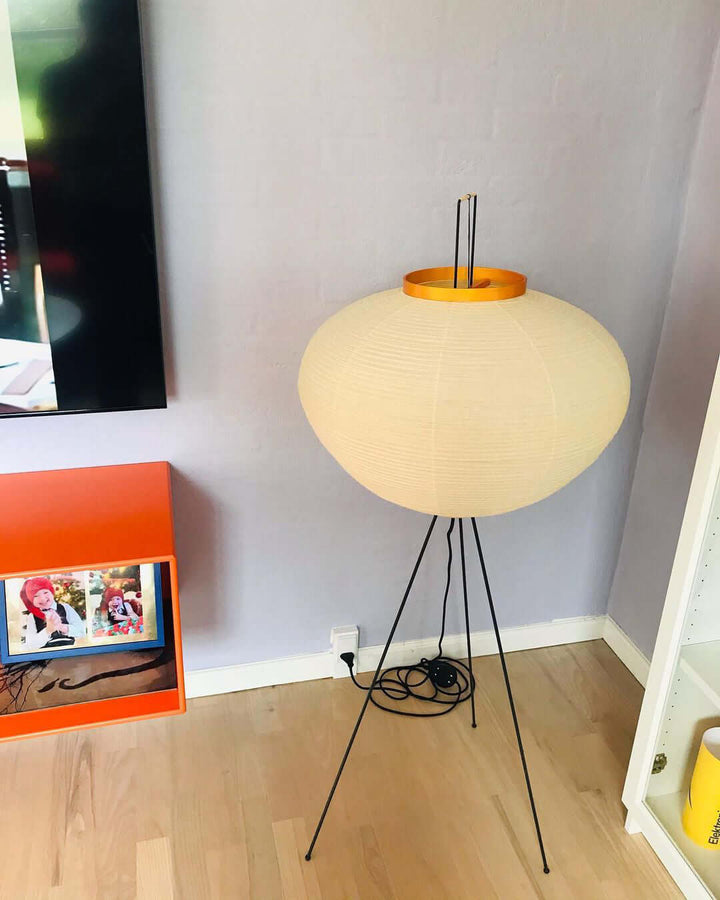 Rijstpapieren vloerlamp