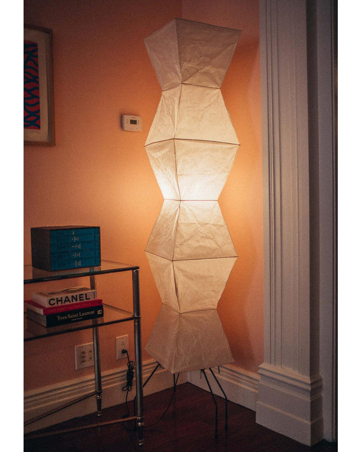 Rijstpapieren vloerlamp