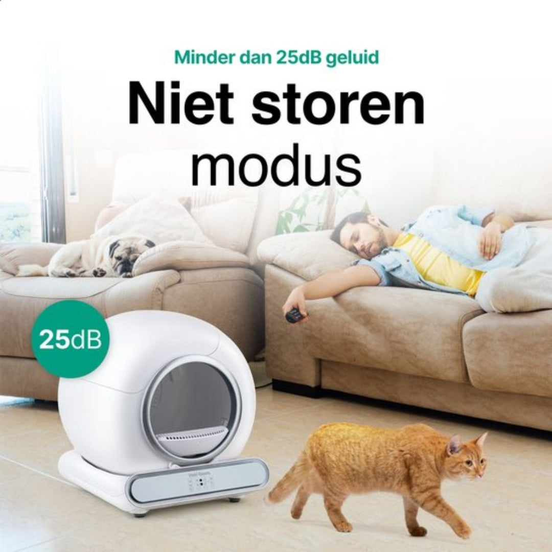 Petmo – Zelfreinigende automatische kattenbak met geavanceerde functies