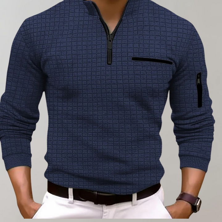 Jethro - Longsleeve Poloshirt voor mannen