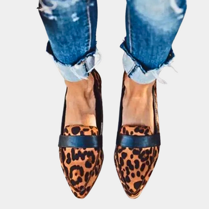 Trendy comfortabele instappers loafers suèdelook voor dames - Hollie