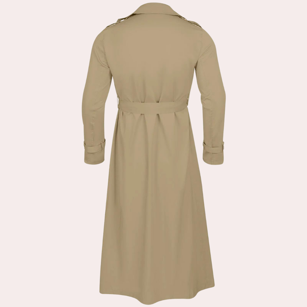 Winter Casual lange trenchcoat voor mannen - Anesto