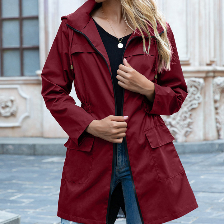 Melanie - Stijlvolle rits-trenchcoat