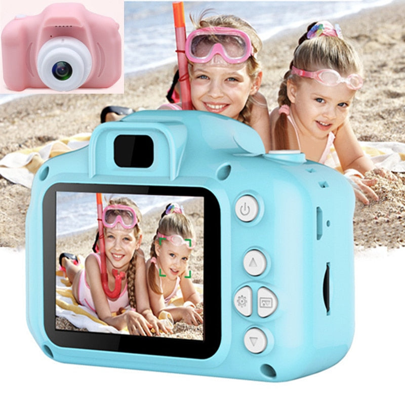 HD mini digitale camera met beschermhoes voor kinderen