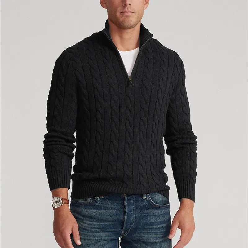 Stijlvolle Zip-Up Sweater voor heren - Anthony