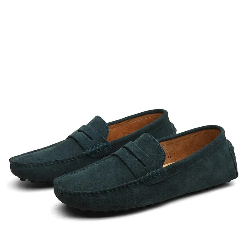 Suède loafers in Italiaanse stijl - Robert