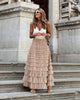 Tule maxi rok met elastische tailleband - Mitch