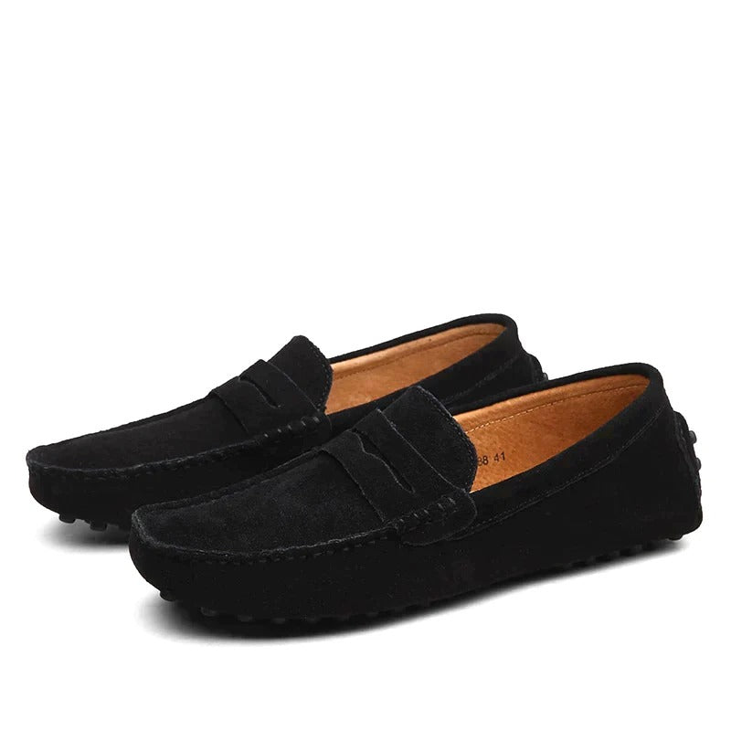 Suède loafers in Italiaanse stijl - Robert