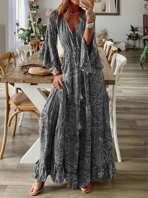 Bohemian maxi jurk - Kristen