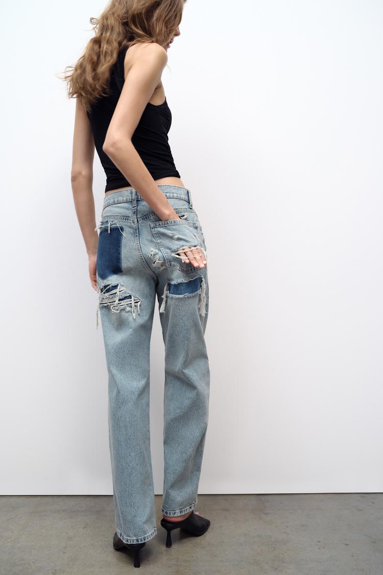 Viral stonewashed jeans dames | Erika