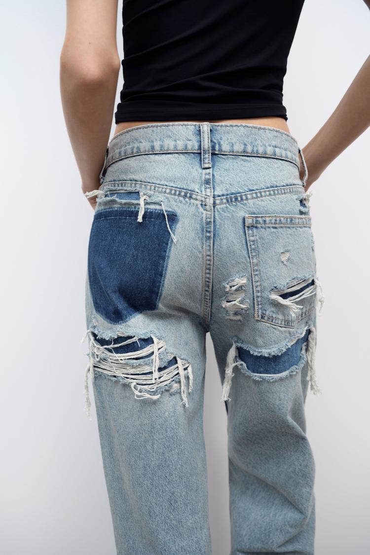 Viral stonewashed jeans dames | Erika