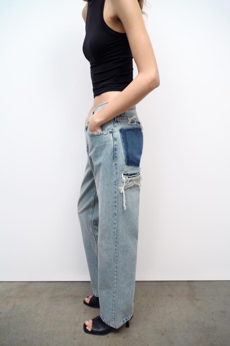 Viral stonewashed jeans dames | Erika