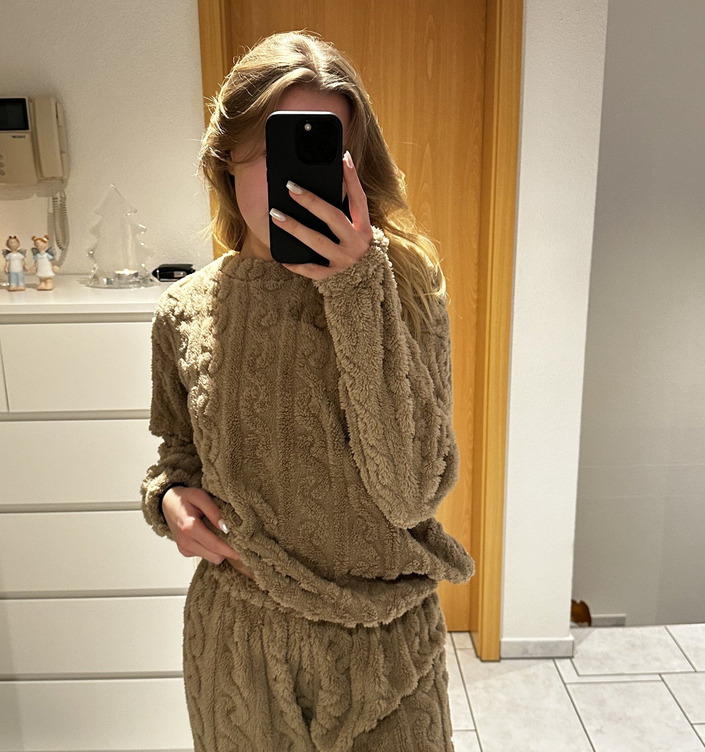 Ultrazachte fleece pyjama voor dames - Tali