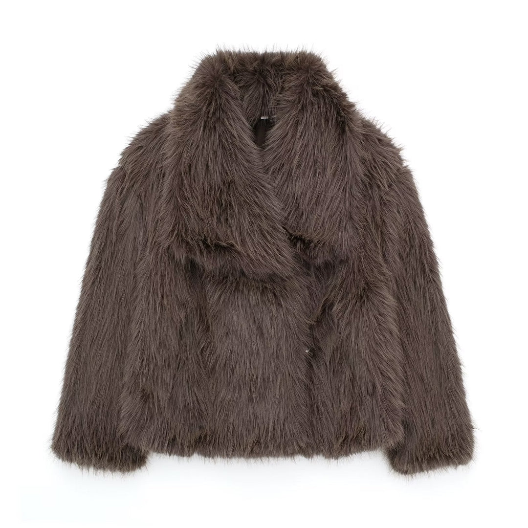 Tokyo - Oversized Faux Fur bontjas voor dames