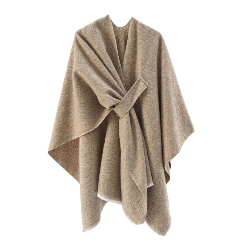 Chique katoenen cape overgooier poncho - Regina