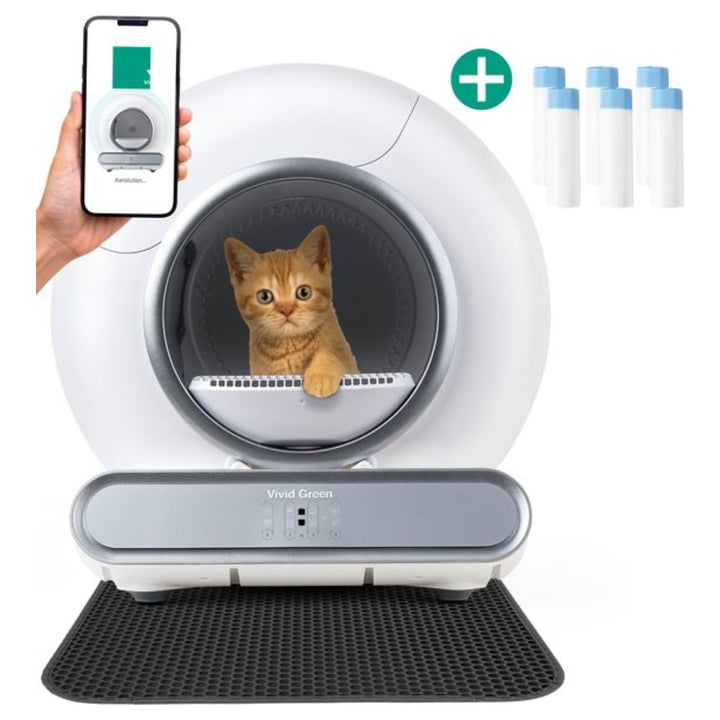 Petmo – Zelfreinigende automatische kattenbak met geavanceerde functies