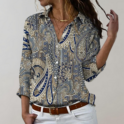 Comfortabele blouse met lange mouwen - Zera