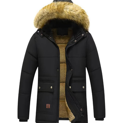 Winterparka met bontkraag - Wilson