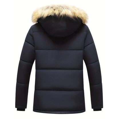 Winterparka met bontkraag - Wilson