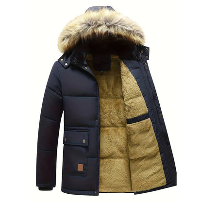 Winterparka met bontkraag - Wilson