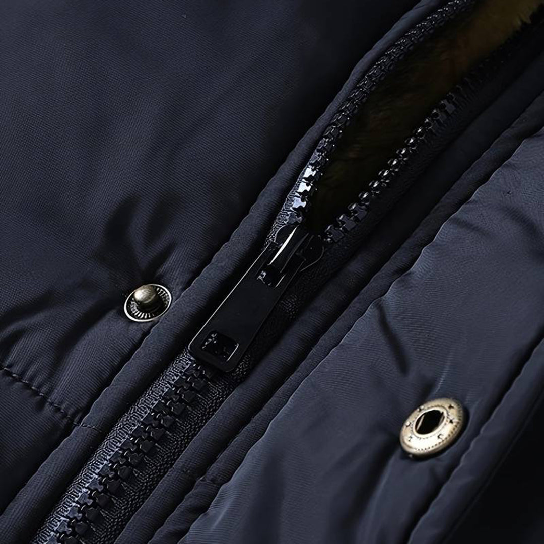 Winterparka met bontkraag - Wilson