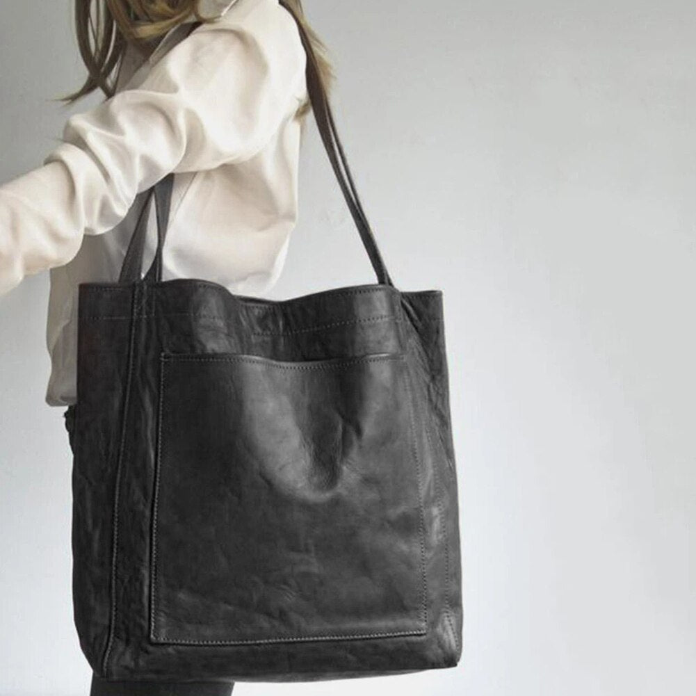 Luxe Leren Tote Schoudertas voor Dames - Celina