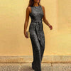 Zebby -  Feestelijke Glanzende Dames Jumpsuit