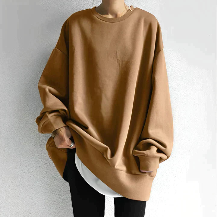 Lange oversized sweater trui voor dames- Loraine