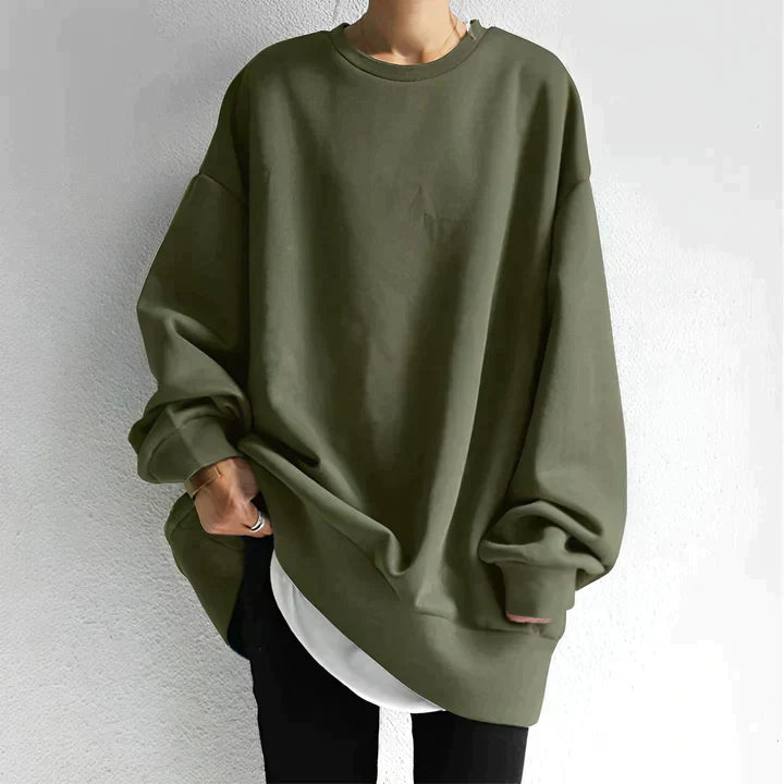 Lange oversized sweater trui voor dames- Loraine