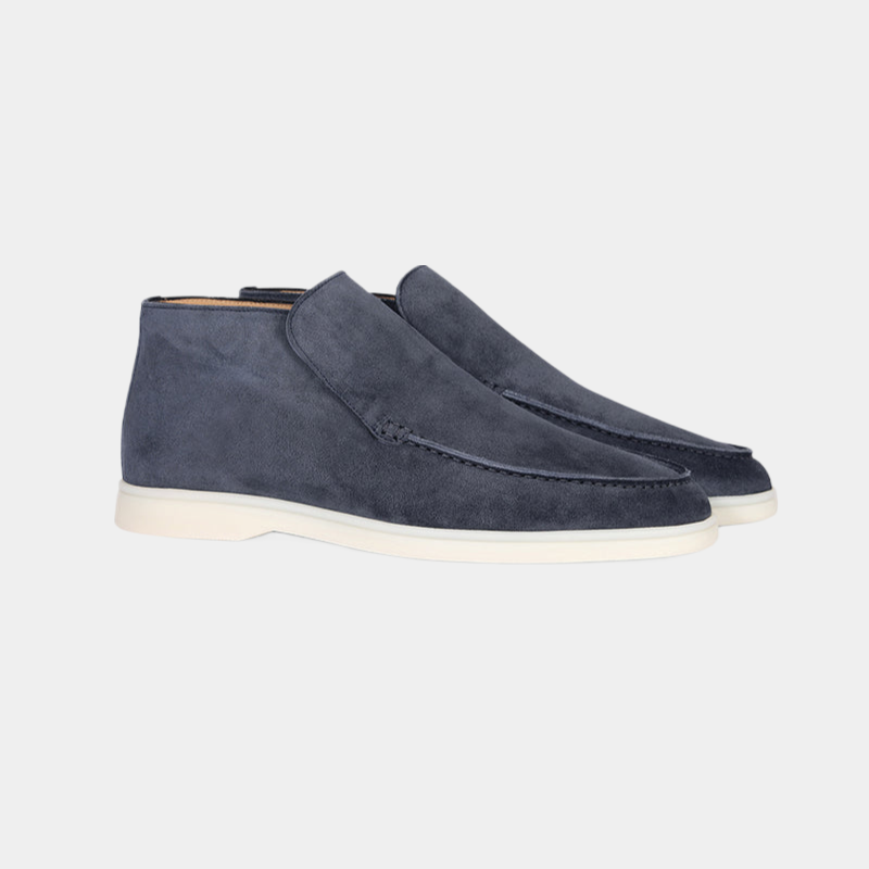 Ace - Elegante kalfssuède heren loafer