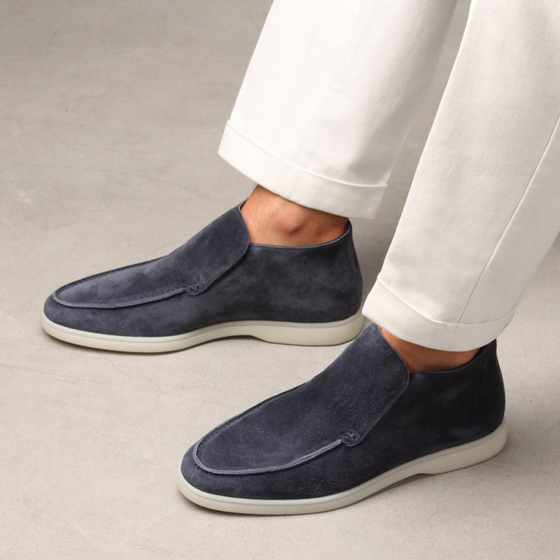 Ace - Elegante kalfssuède heren loafer